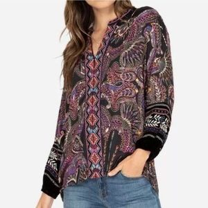 Johnny Was Paris Effortless Blouse Size Small